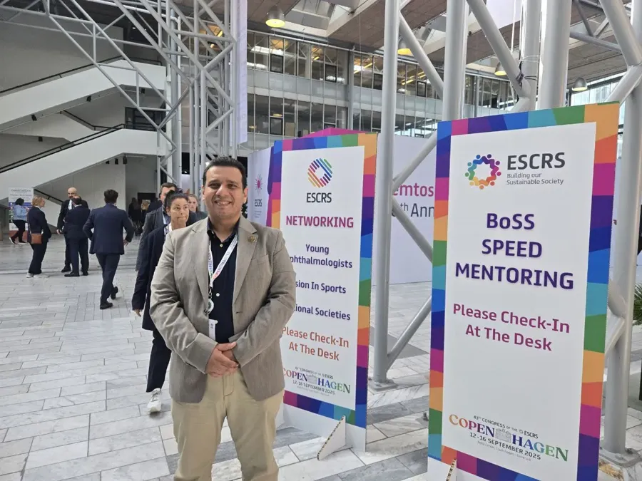 أ.د. عمرو سعيد مشاركاً في مؤتمر ESCRS الأوروبي في كوبنهاجن